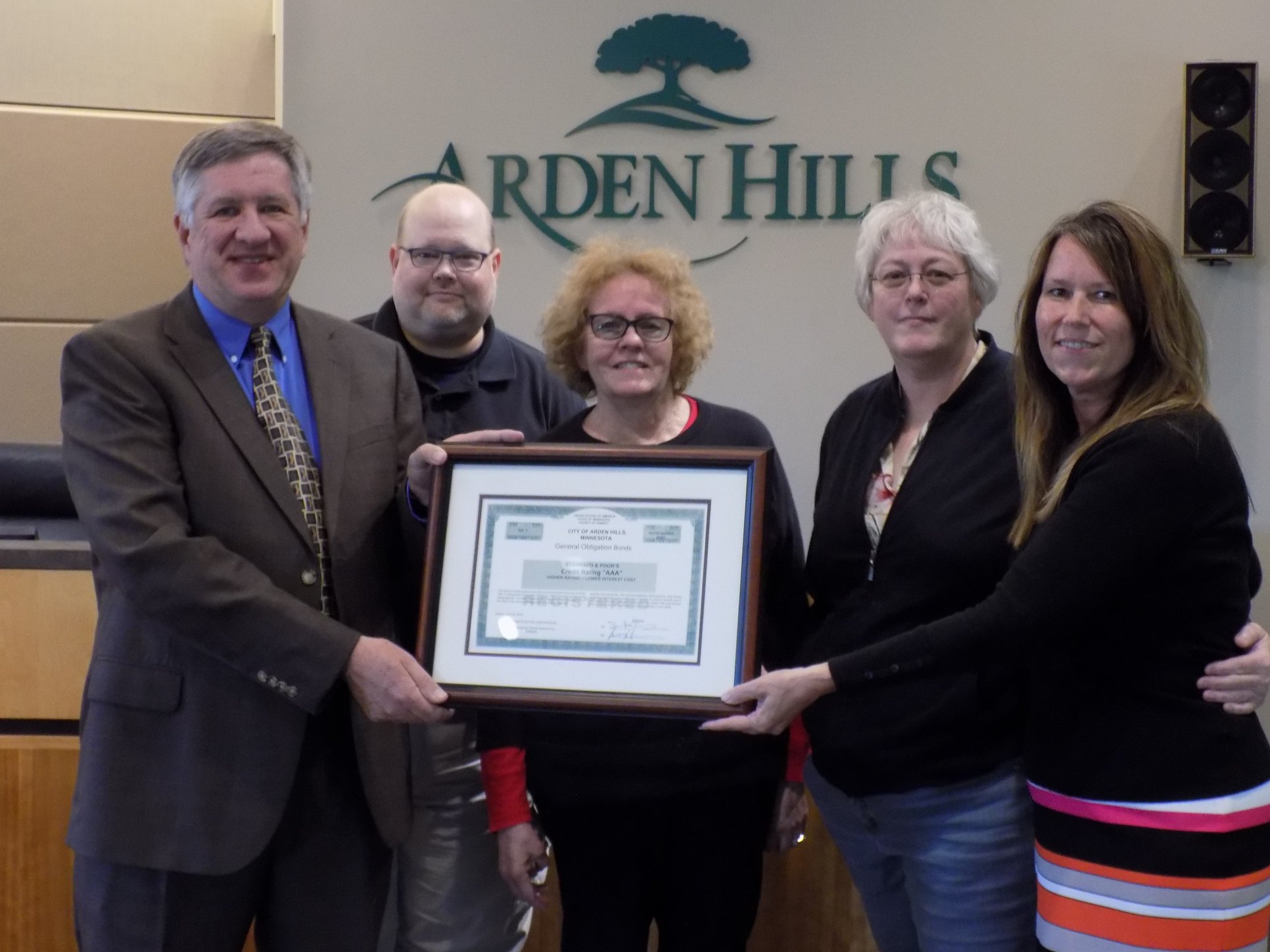 David Grant - Arden Hills S&P Rating